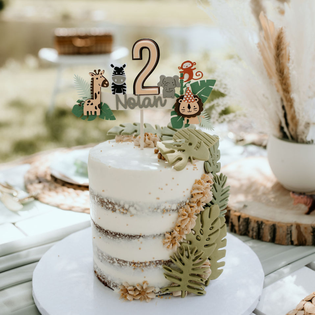 CAKE TOPPER 3D – Un an à la fois