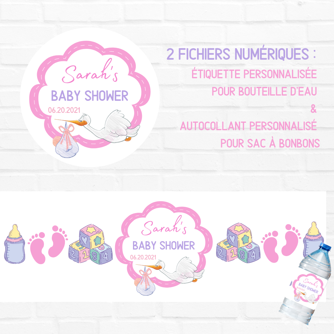 Coffret - Baby shower "fille"