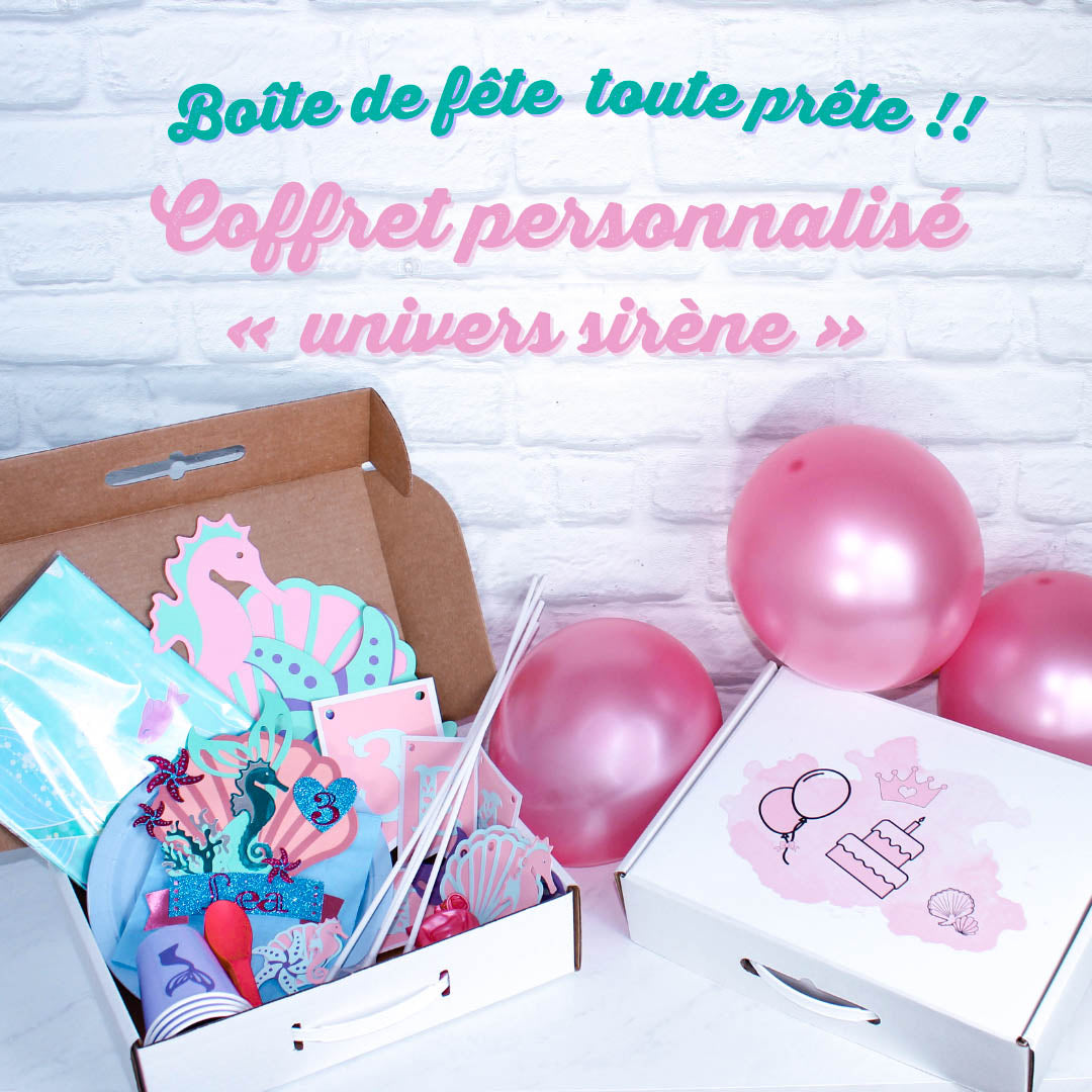 Kit Anniversaire Sirène - La Box Party