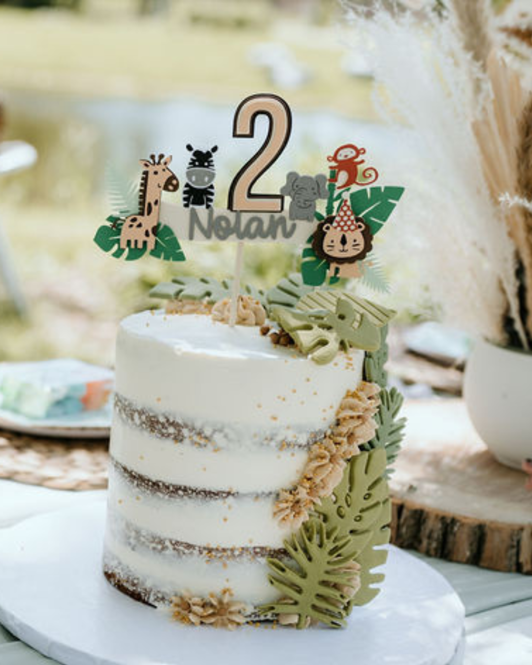 cake topper - Un an a la fois